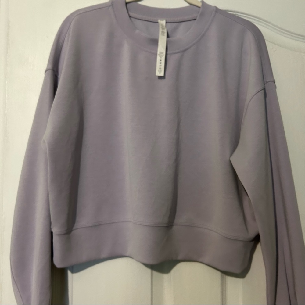 Lululemon softstreme perfectly oversized cropped crew - Picture 3 of 12